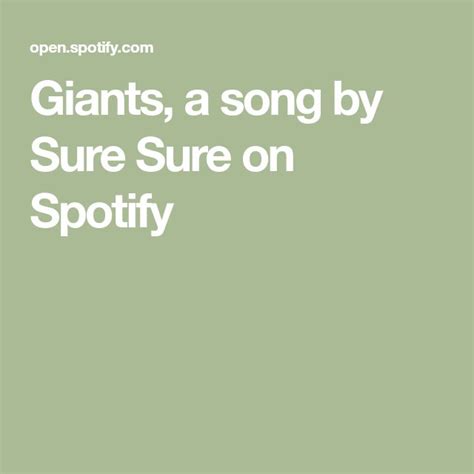 giants  song     spotify songs giants spotify