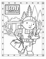 Bob Builder Coloring Pages Printable Kids sketch template