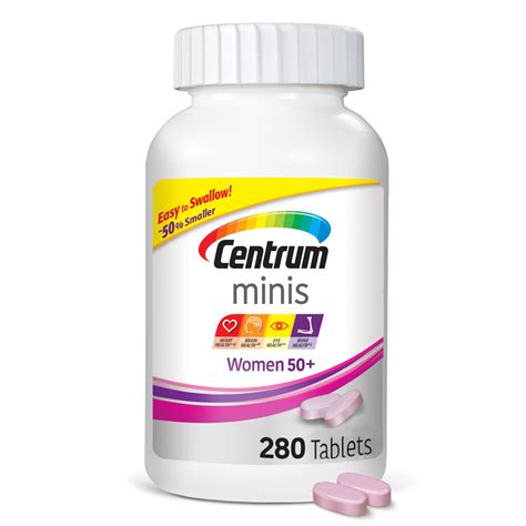 centrum minis women   count multivitaminmultimineral supplement tablets walmartcom