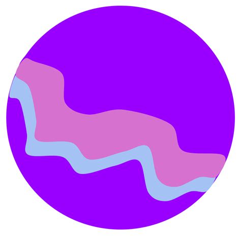 Onlinelabels Clip Art Purple Planet