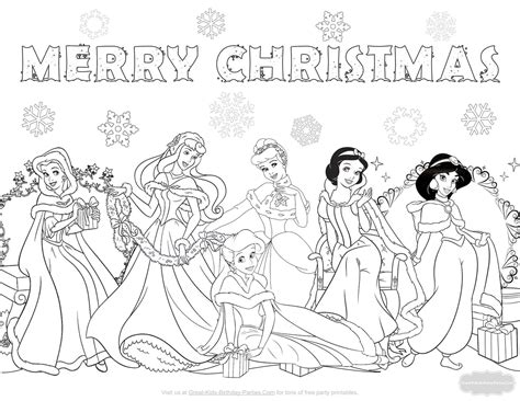 christmas coloring pages princess coloring pages disney princess