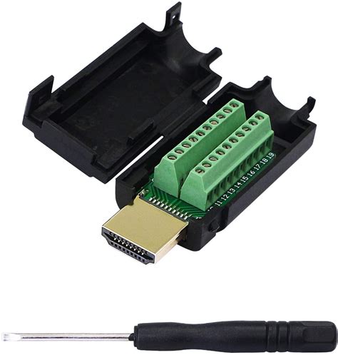 sinloon hdmi solderless adapter gold plated hdmi extension cable connector signals terminal