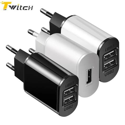usb charger   eu plug adapter wall mobile phone charger portable charge micro cable