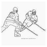 Coloring Pages Hockey Nhl Penguins Pittsburgh sketch template