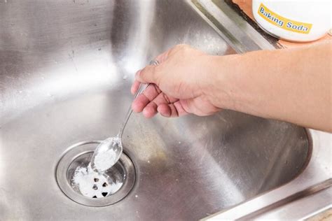 clean  kitchen drain   unpleasant smells