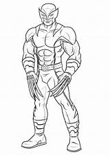 Wolverine Coloring Pages Printable Coloringme sketch template