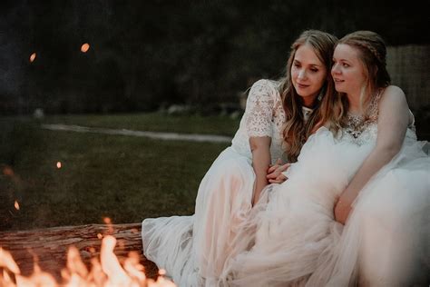 a beautiful romantic lesbian wedding in scotland love