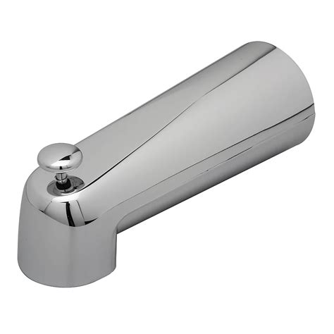 moen slip  tub spout   extended brushed nickel  home depot canada