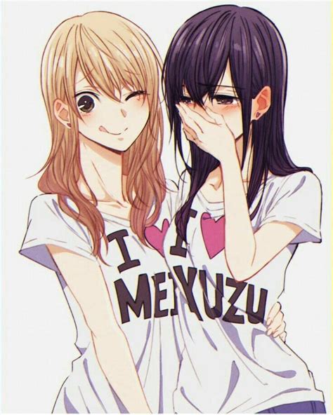Pin By Cookie Gomez On Yuri Citrus Manga Yuri Anime Girls Mei And Yuzu