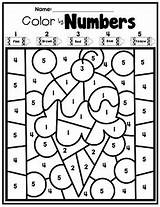 Number Coloring Preschool Teacherspayteachers sketch template