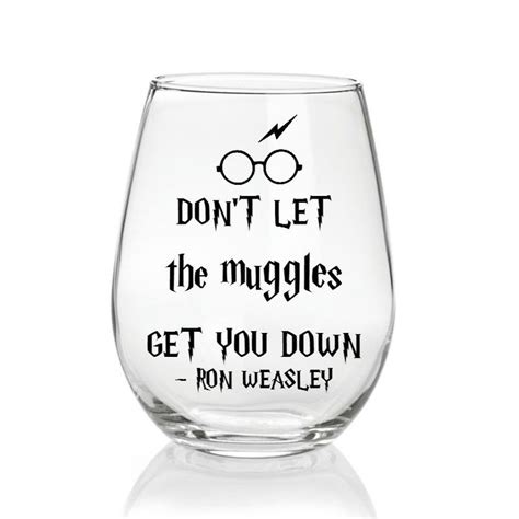 Harry Potter Inspired Stemless Wine Glass Vinyl By Lovestrucktreasure
