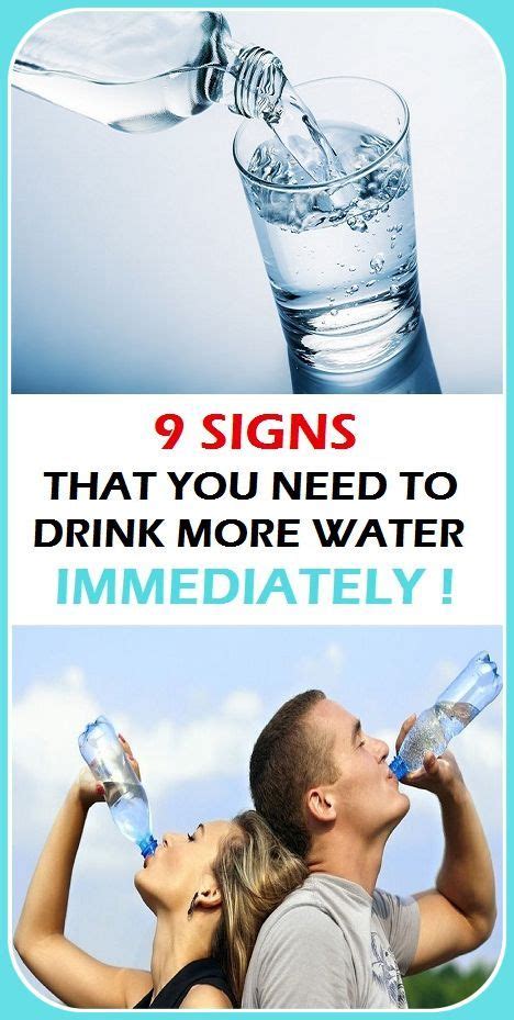 9 Signs That You Need To Drink More Water Immediately With Images