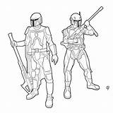 Mandalorian Coloring Pages Printable Color Boys Commission Deviantart Kids Rhodes Ryan Print Skywalker Drawings Sci Fi Recommended sketch template