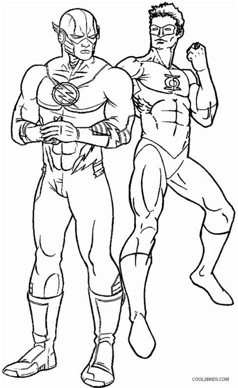 kid flash coloring pages coloring home