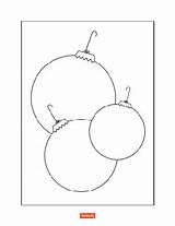 Coloring Pages Christmas Shutterfly Ornament Kids sketch template