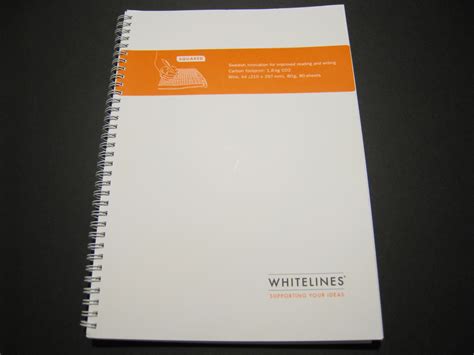 whitelines graph paper notebook wired  review officesupplygeek