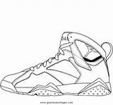 Nike Turnschuhe Disegno Malvorlage Ausmalen Schuh Vestiti Misti Kategorien sketch template