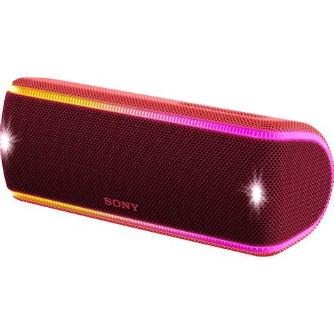 sony srs xb portable wireless bluetooth speaker red
