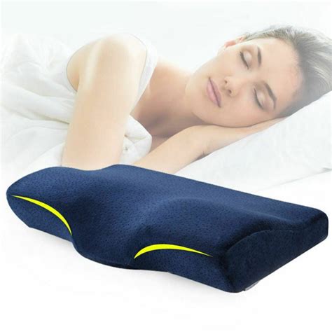 contour memory foam cervical pillow orthopedic neck pain pillow sleeper pillow neck head