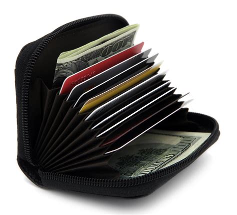 rfid blocking genuine leather credit card case holder security travel
