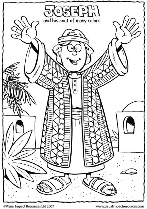 joseph   coat coloring page coloring home