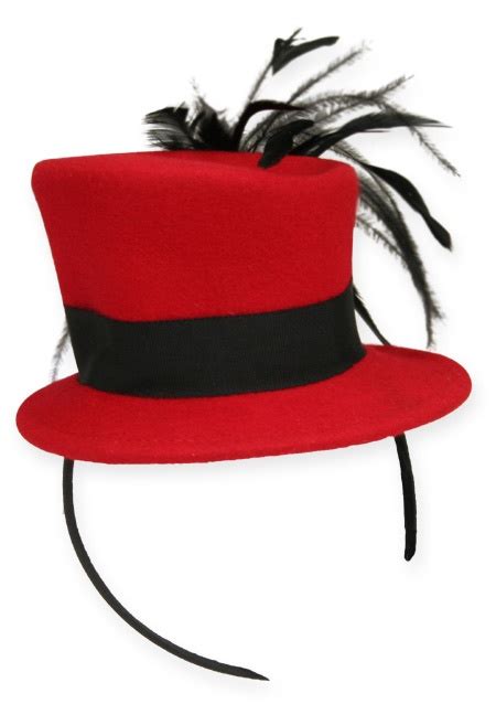 fascinator mini top hat red mini top hat historical hats hats