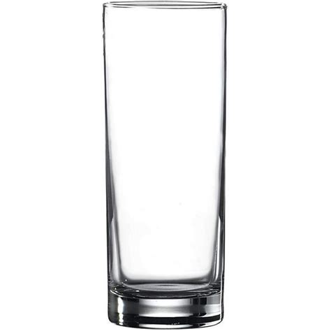 Vikko Clear 12 25 Ounce Classic Highball Drinking Glasses Thick And