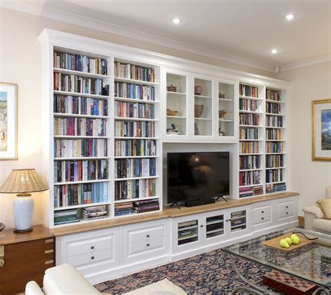 custom  home office bookshelves  wall units pfitzner furniture
