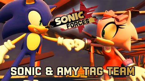 sonic and amy tag team sonic forces youtube