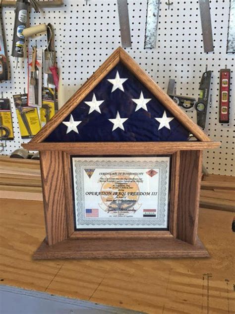 flag  certificate display case  shipping