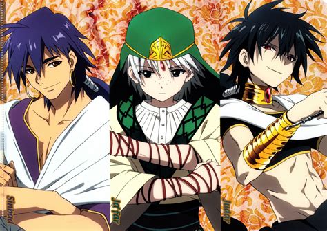 Magi The Labyrinth Of Magic Sinbad Jafar Magi Judal Magi