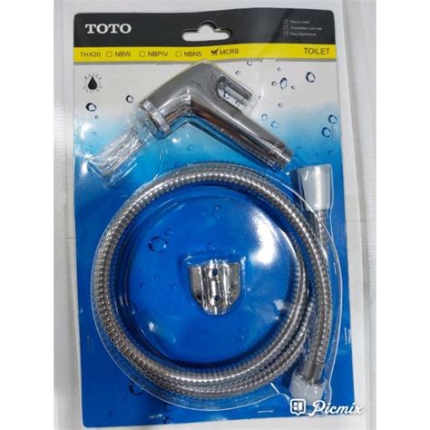 toto jet shower spray complete chrome thxmcrb shopee malaysia