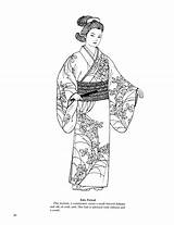 Geisha Fashions sketch template