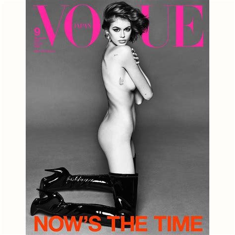 Kaia Gerber Nude For Vogue Japan 2020 8 Photos The