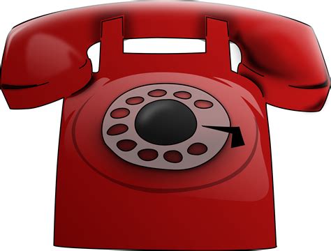 red phone clipart   cliparts  images  clipground