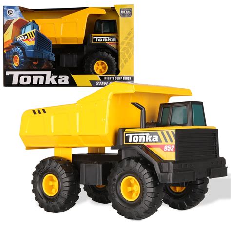 tonka steel classics mighty dump truck walmartcom walmartcom