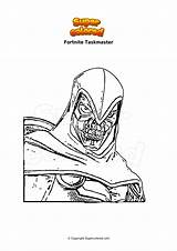 Taskmaster Ausmalbild Colorear Supercolored sketch template