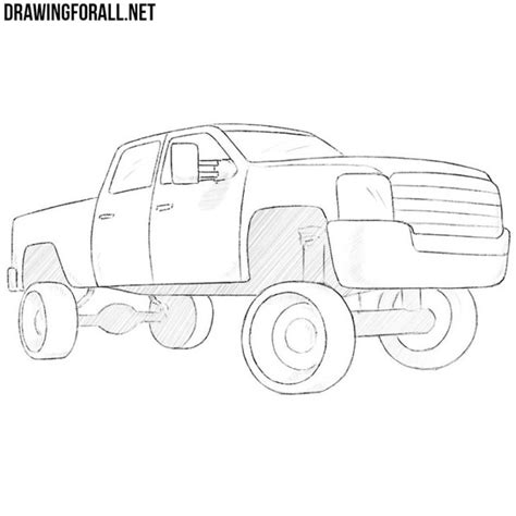 draw  truck easy drawingforallnet