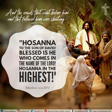 hosanna   highest    jesus