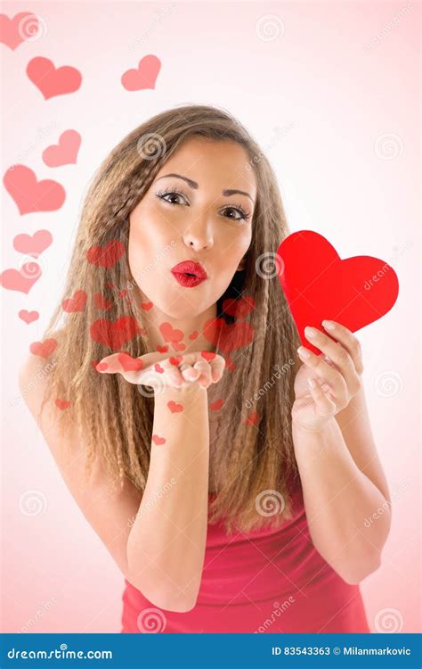 blowing a kiss stock image image of copy lips vertical 83543363