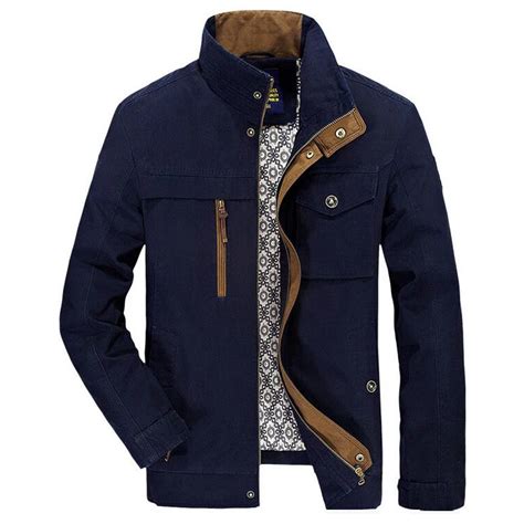 hoge kwaliteit heren jas  lente herfst bomber jas nieuw merk  katoen business casual