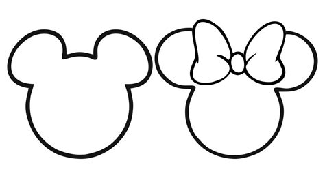 mickey mouse printable template template guru