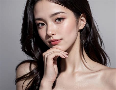Premium Ai Image Beautiful Attractive Asian Woman Face Amp Body At