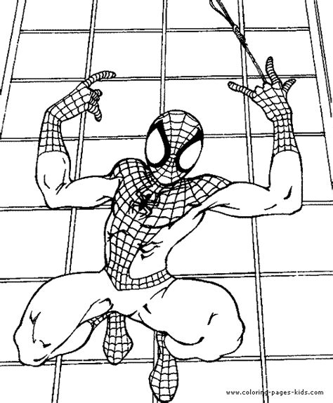 spider man coloring spider man