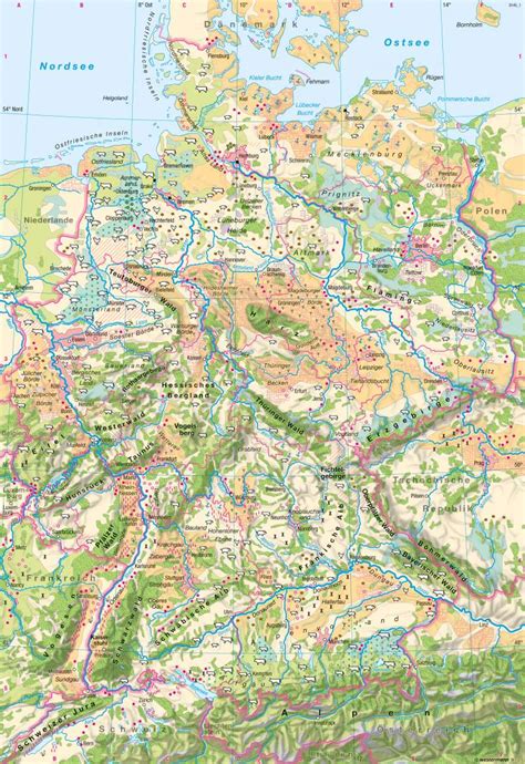landwirtschaftsgebiete deutschland karte landkarte