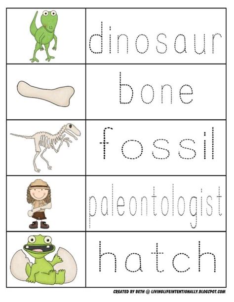 dinosaur worksheets preschool printables