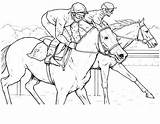 Horse Coloring Pages Race Racing Horses Print Breyer Color Printable Jockey Pferde Galloping Colouring Barrel Getcolorings Ky Google Kids Search sketch template