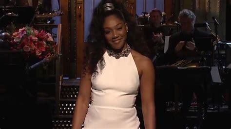 tiffany haddish addresses hollywood sex scandals and fashion taboos in best snl monologue of