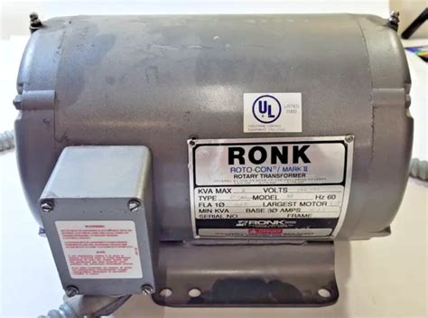ronk roto  mark ii rotary transformer power phase converter  ship  picclick