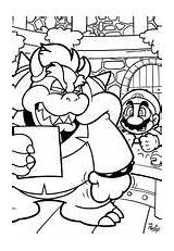 Smb Remake Coloring Movie Book Mario Brothers Super sketch template